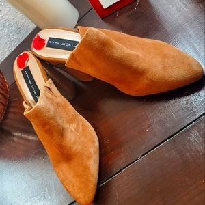 NWT Steven Suede Mules